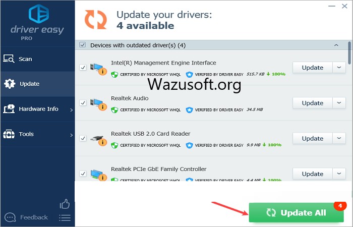 Driver Easy Pro wazusoft.org