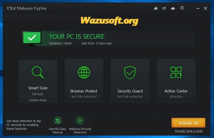 IObit Malware Fighter Crack - Wazusoft.org